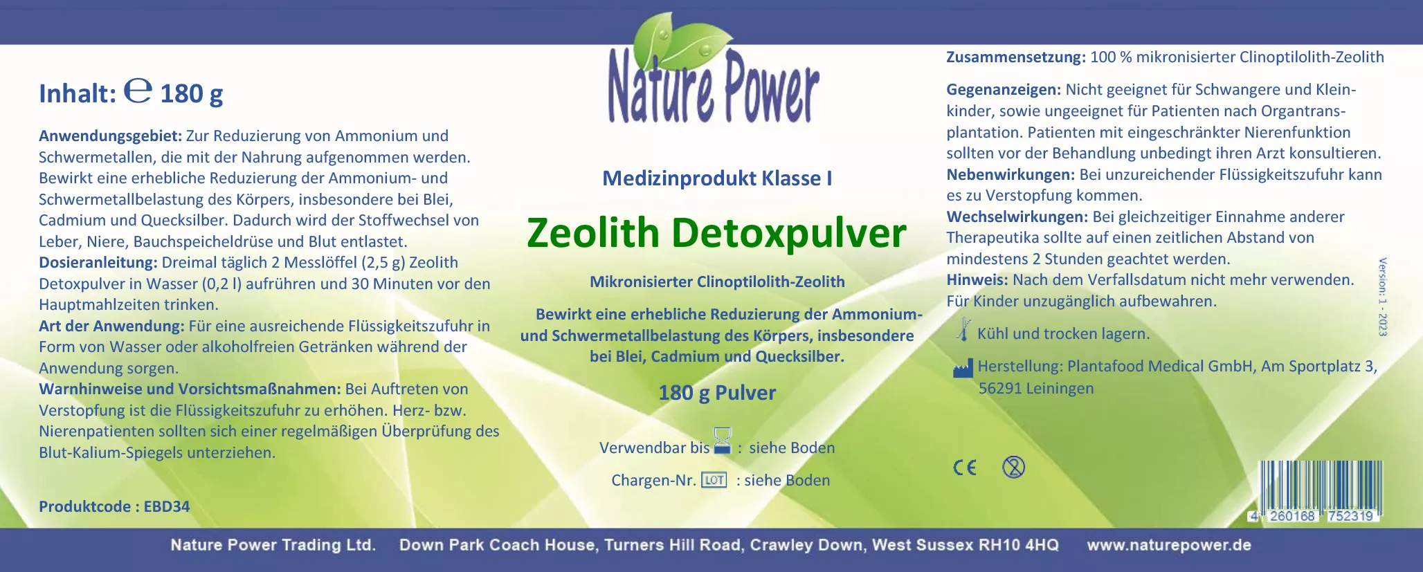 Zeolith Detoxpulver – Bild 2