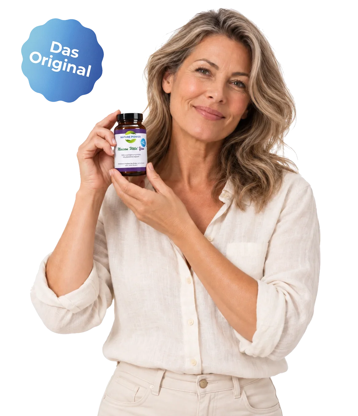 Dose Mexican Wild Yam von Nature Power, 120 pflanzliche Kapseln
